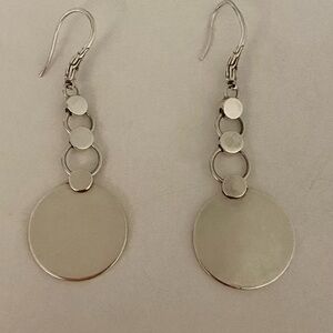 Authentic John Hardy SS Triple Dot Earrings